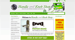 Desktop Screenshot of handleandknobshop.com